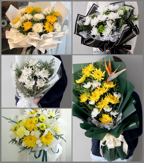 山东济宁邹城市北宿镇白事花束代送